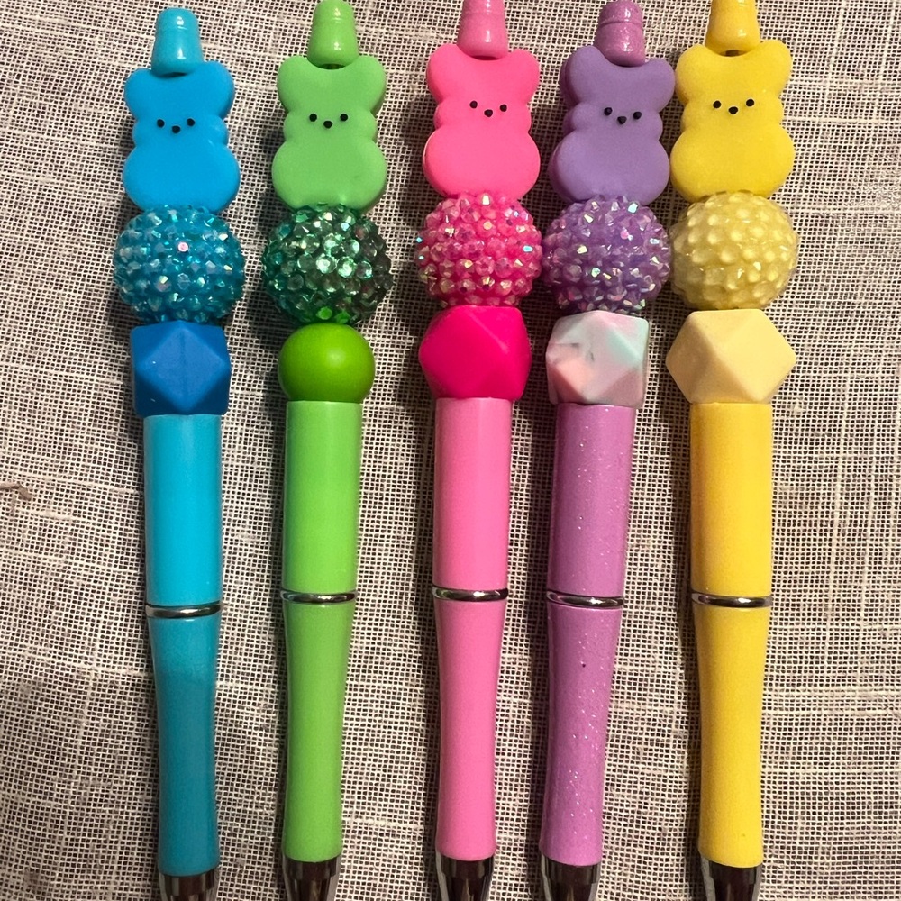 Colorful Peep bunny Pens sold separately